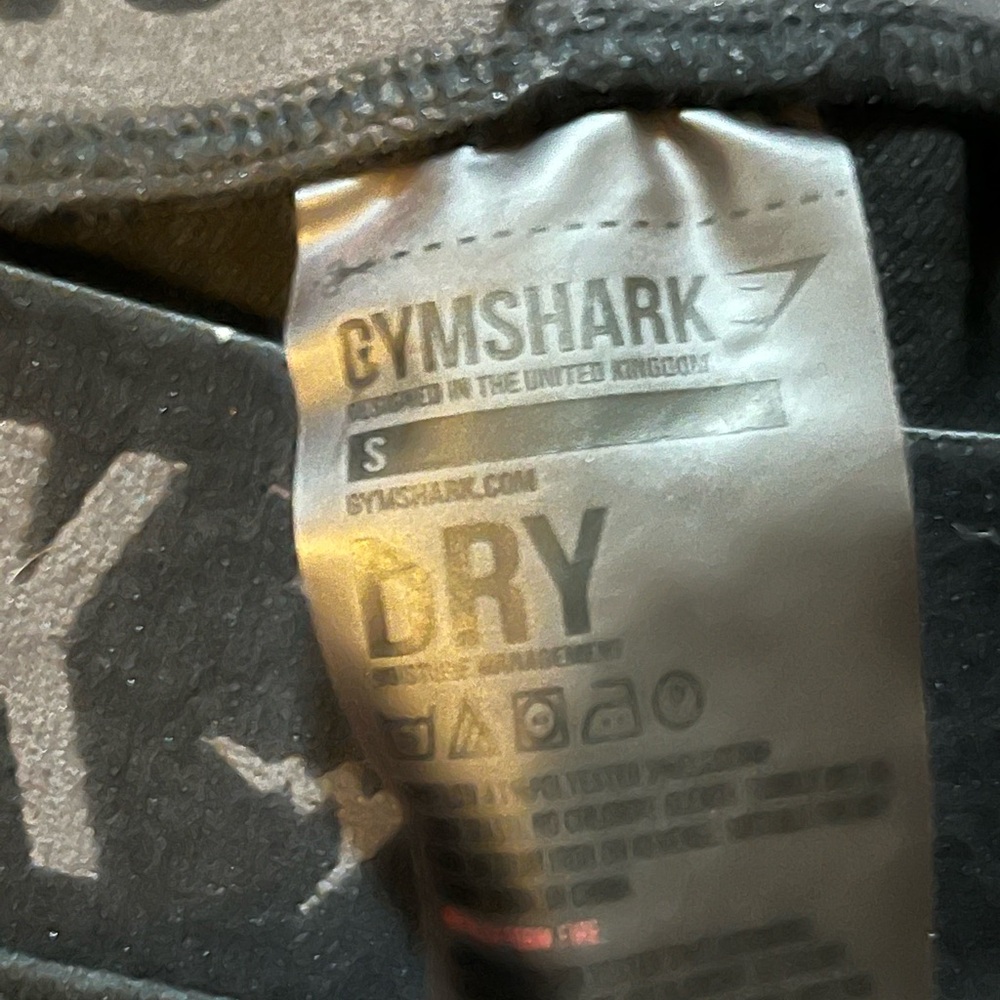 Black Seamless Gym-Shark Leggings - Picture 3 of 4